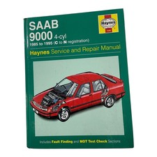 Haynes Saab 9000 Service Repair Manual 1985-95 4-Cylinder Workshop Book