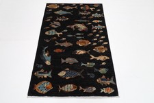 3 x4 ft Fish Animal Black Area