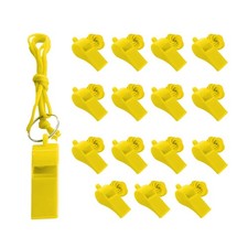 Pack of 15 Yellow Plastic