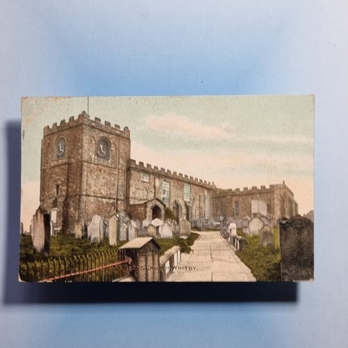 Whitby postcard 1907 mary - whitby, mary's