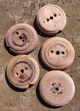 5 x Vintage Wood Pattress for Lights or Toggle Light Switches. Similar in Style