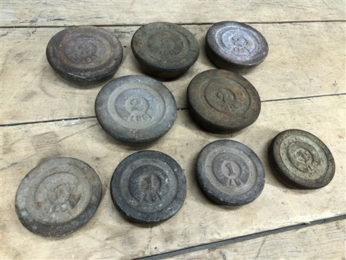 Platform scale weights vintage - scale,