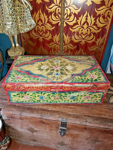 Indian vintage hand painted - vintage,