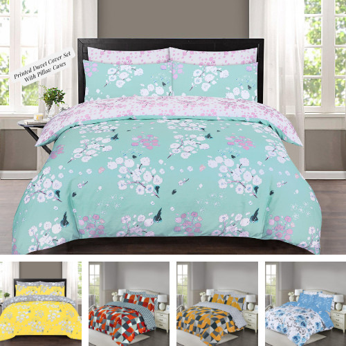 Luxury reversible duvet cover - reversible,