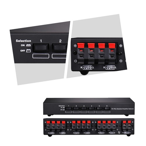 Way stereo speaker - 6-way,