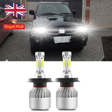 For Mitsubishi Shogun Sport Van 1999-2008 H4 Hi&Low LED Headlight White Bulbs S2