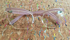 Vintage 50s Pink to clear Cats Eye Supra Spectacles