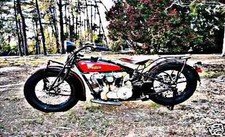 A4 Photo Motorbike Indian 101