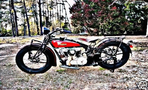 Photo motorbike indian - a4,