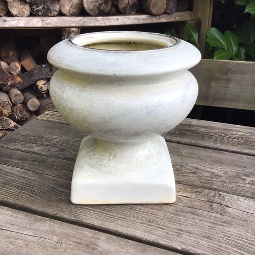 Old vintage large ceramic rose - old,