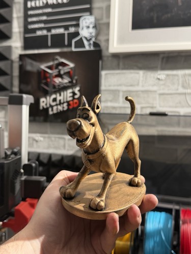 Scooby doo printed bust - 3d,