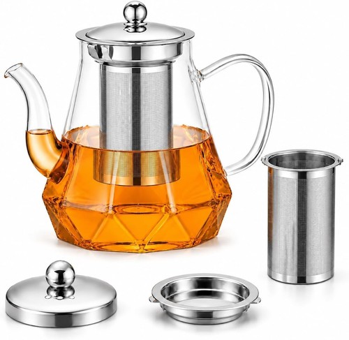 1200ml glass teapot - 1200ml, with