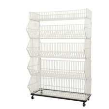 5 Tier Large Wire Grid Shelf