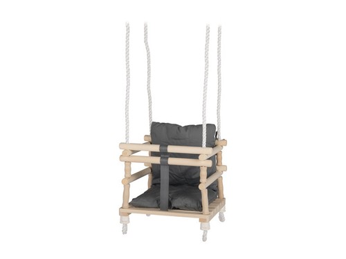 Wooden baby swing