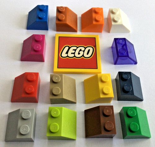 Lego 2x2 slope - lego,