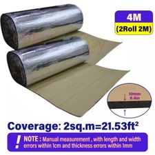 10M Car Sound Proofing Acoustic Sound Deadening Underlay Insulation Pad Mat 1CM
