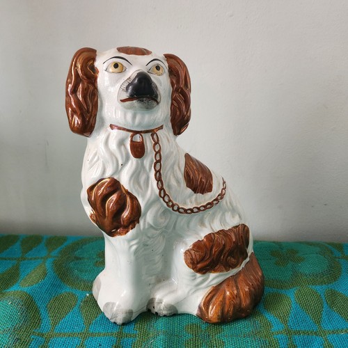 Large vintage glazed ceramic - glazed,
