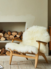 Premium White/Ivory Sheepskin