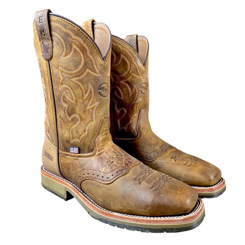 Double ice steel toe western - double,