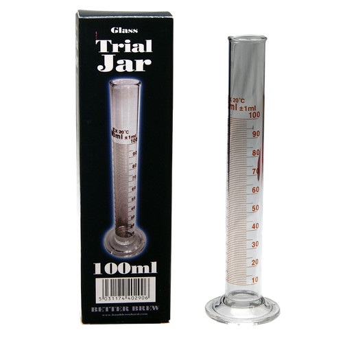 Glass measuring cylinder - measuring, 100ml