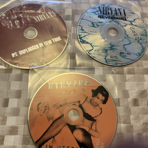 Bundle nirvana cds - 3, good