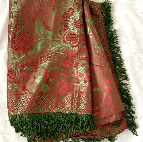 Vintage large red green two