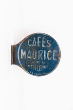 Vintage Double Sided Hand Painted French Cafe Trade Sign
