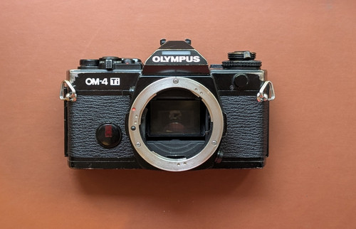 Olympus black film - om-4, ti