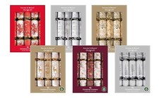 Christmas Crackers Family Box 10 Plastic Free Luxury Xmas Recyclable Set 14"