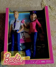 Rare Barbie & Ken Pilots Set