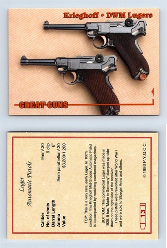 Krieghoff dwm lugers great - krieghoff,