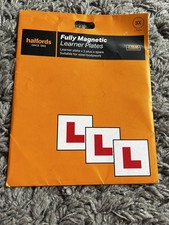 3 x L Plates HALFORDS Fully Learner Driver DVLA Approved