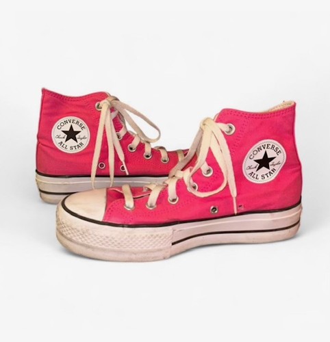 Ladies hot pink converse high - ladies,,