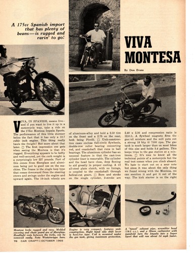 1965 175cc montesa - 1965,