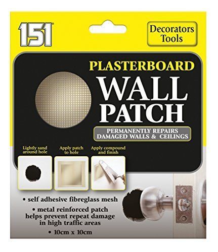 Plasterboard wall patch - wall,