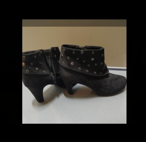 Ladies black ankle boots - , size