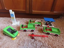PLAYMOBIL AIRPORT SERVICE VEHICLES BUNDLE (A/F)