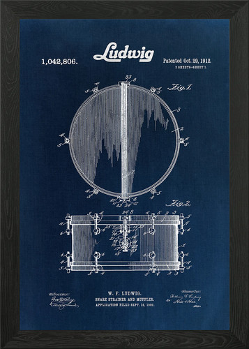 Ludwig snare drum patent - ludwig,