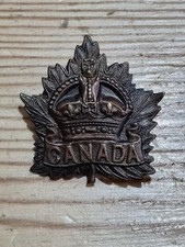 Canadian Army Cap Badge Royal