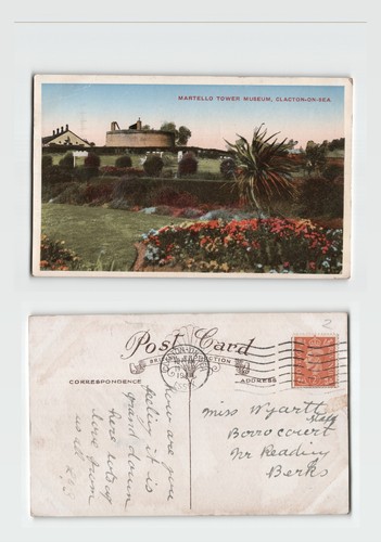 Postcard martello tower museum - postcard,