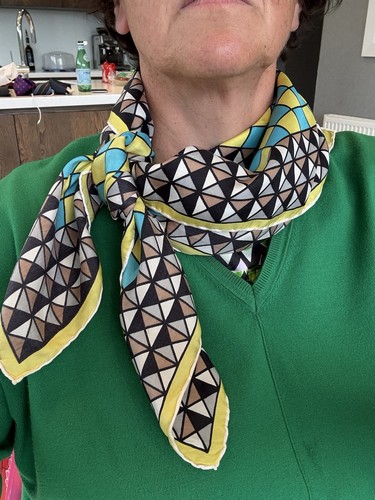 Vintage jacqmar 100 silk - 100%,