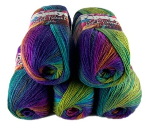 Rainbow wool pack 100g - rainbow, 5