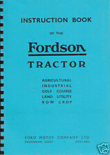 Fordson "Model N" Tractor Operator Instruction Book Manual