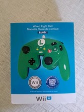 LUIGI BATTLE PAD - WIred HORI - Nintendo Wii U Wii U - Controller Boxed Exc Cond