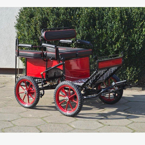 Red black 4 wheel - red,