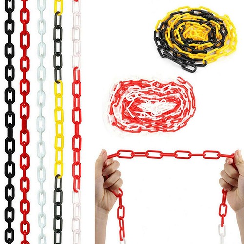 Barrier chain plastic link - barrier,