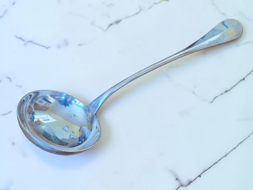 Vintage silver plated soup - vintage,