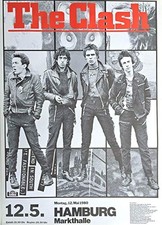 The Clash Concert Poster