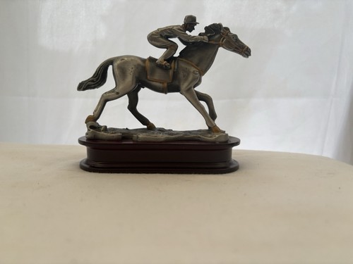 Silver tone horse - tone, racing