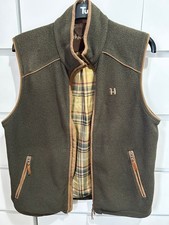 Harkila Sandhem 200 Waistcoat Gilet Men's Fleece Vest - Willow Green Melange